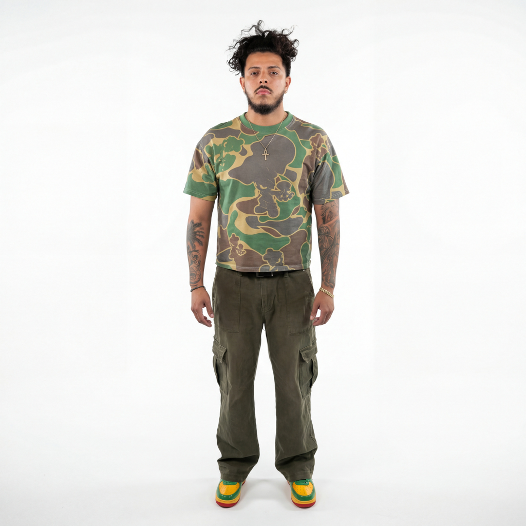 WOODLAND CAMO TEE