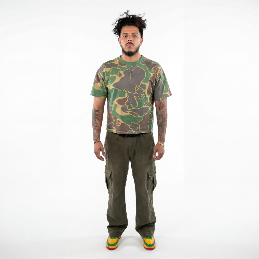 WOODLAND CAMO TEE