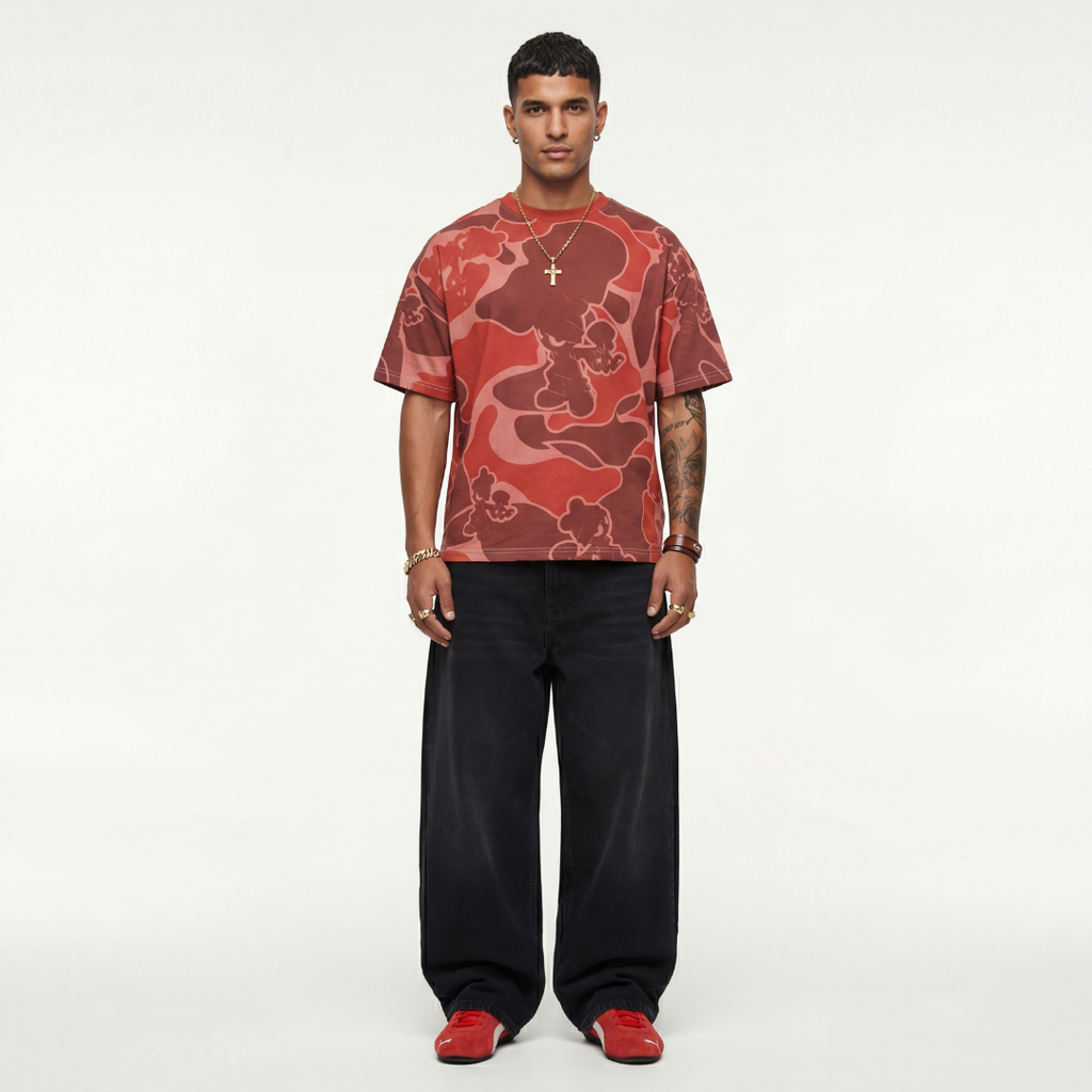 MARS RED CAMO TEE