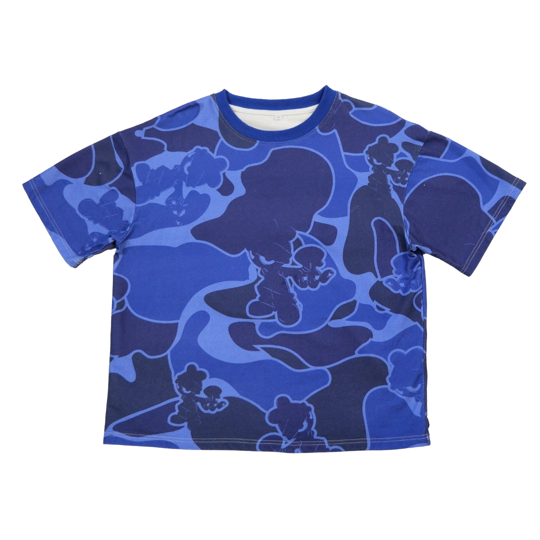DEEP BLUE CAMO TEE